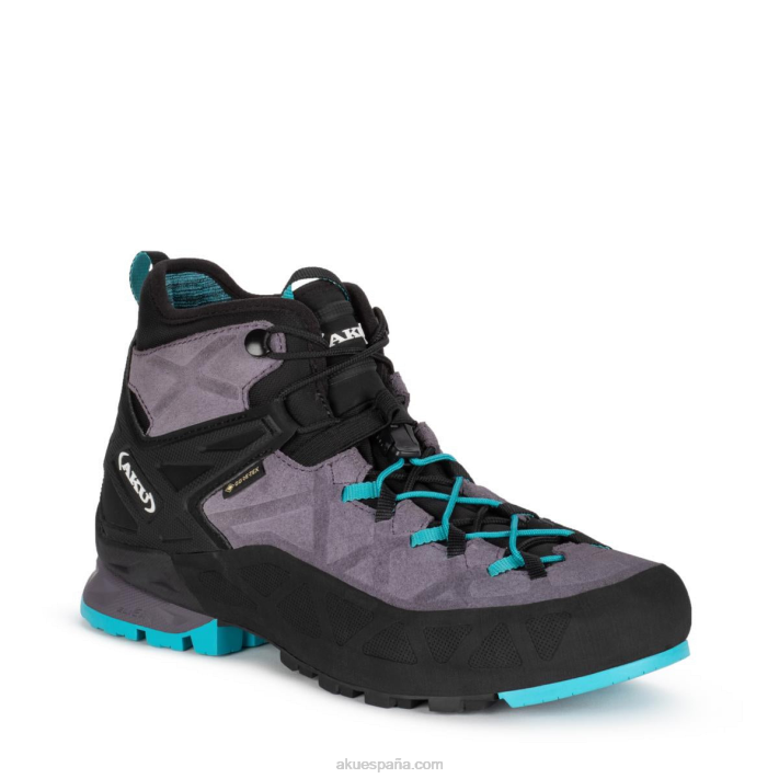 aku_rock_dfs_mid_gtx_mujer_nlp2g49_gris_claro_turquesa.png AKU rock dfs mid gtx mujer NLP2G49 gris claro/turquesa - Imagen 1